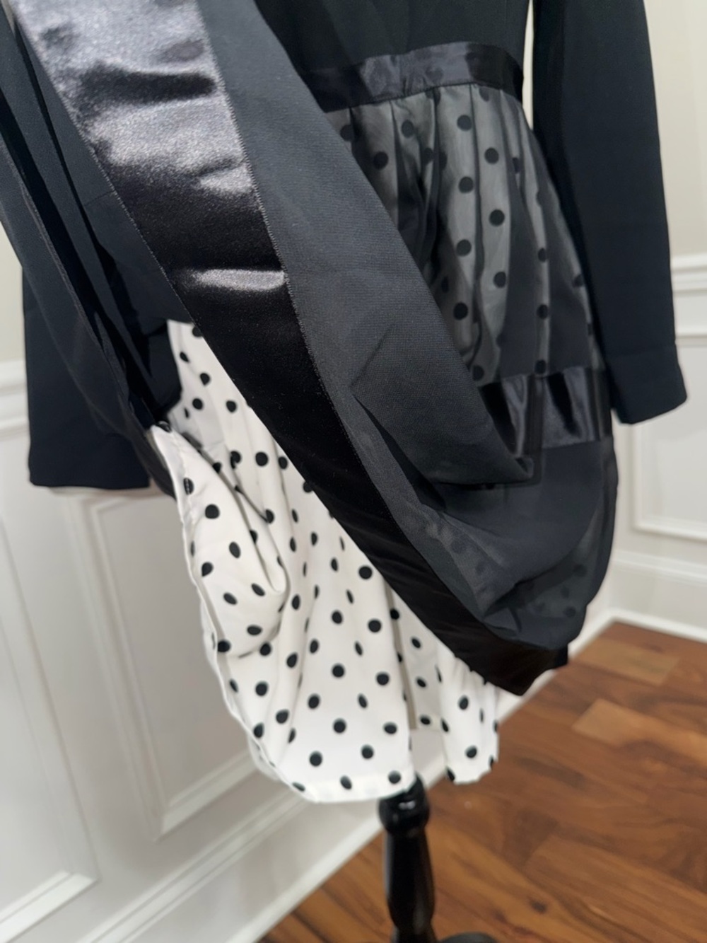 Vintage Bella Kolon Mode Polka‎ Dot Party Dress - Korean Fashion - Picture 4 of 11